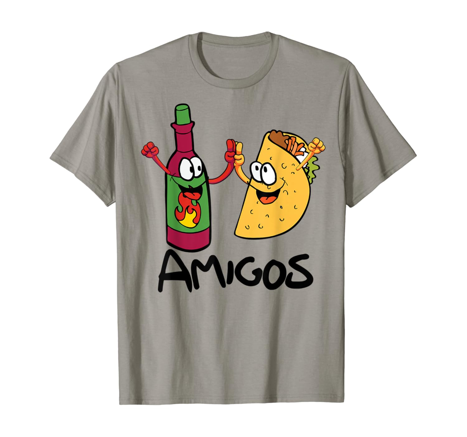 Hot Sauce And Taco Amigos Graphic TShirt Clothing